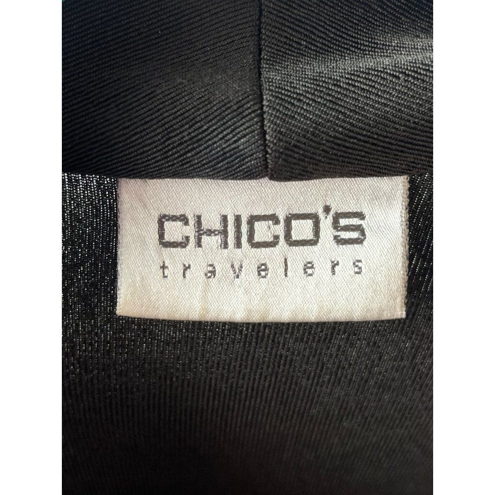Chico's Travelers Slinky Acetate Open Cardigan Size 2 Large Chocolate Brown USA - Picture 6 of 8